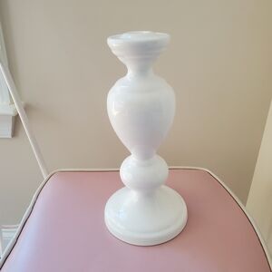 Williams Sonoma White Ceramic Candle Holder